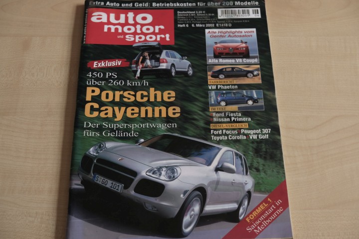 Deckblatt Auto Motor und Sport (06/2002)